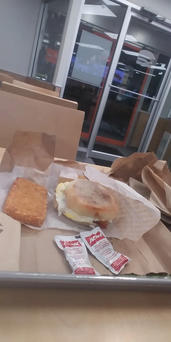 Breakfast Bacon and Egg Sandwich