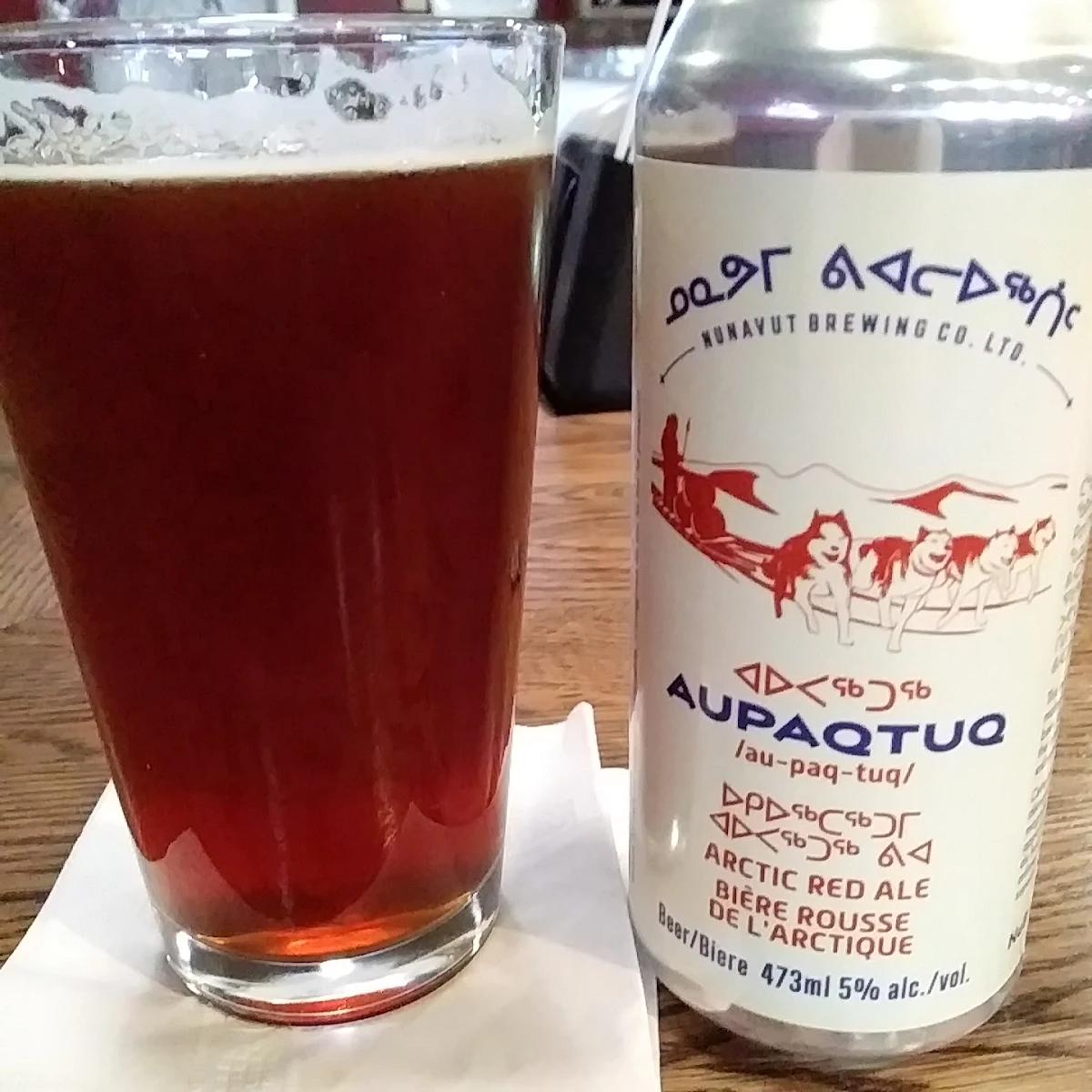 Local Arctic Red Ale by Nunavut Brewing Co