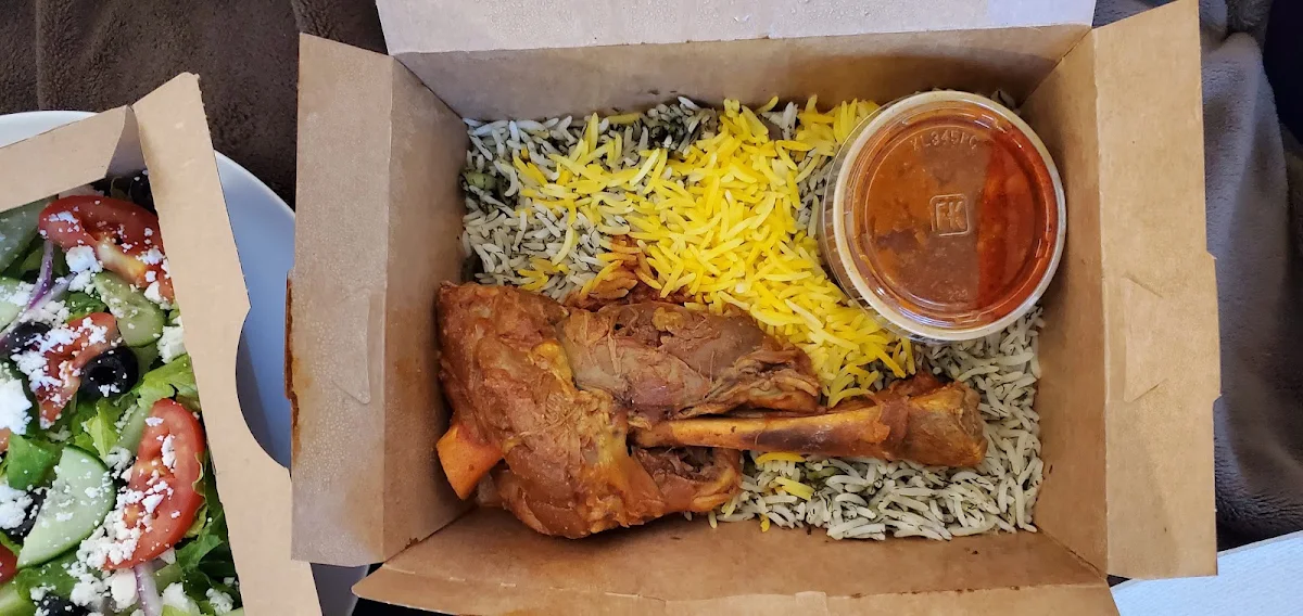 Lamb Shank & Baghali Polo