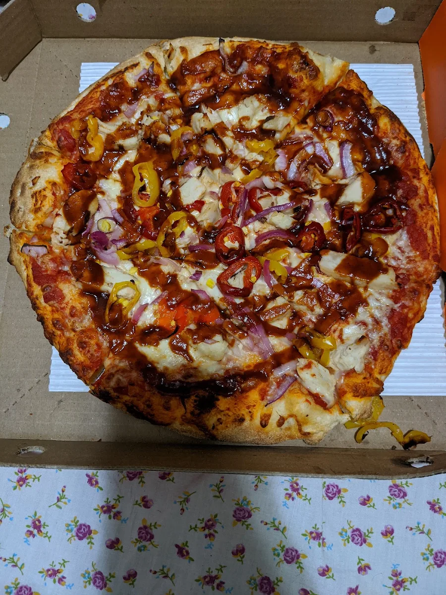 Spicy BBQ Chicken Pizza