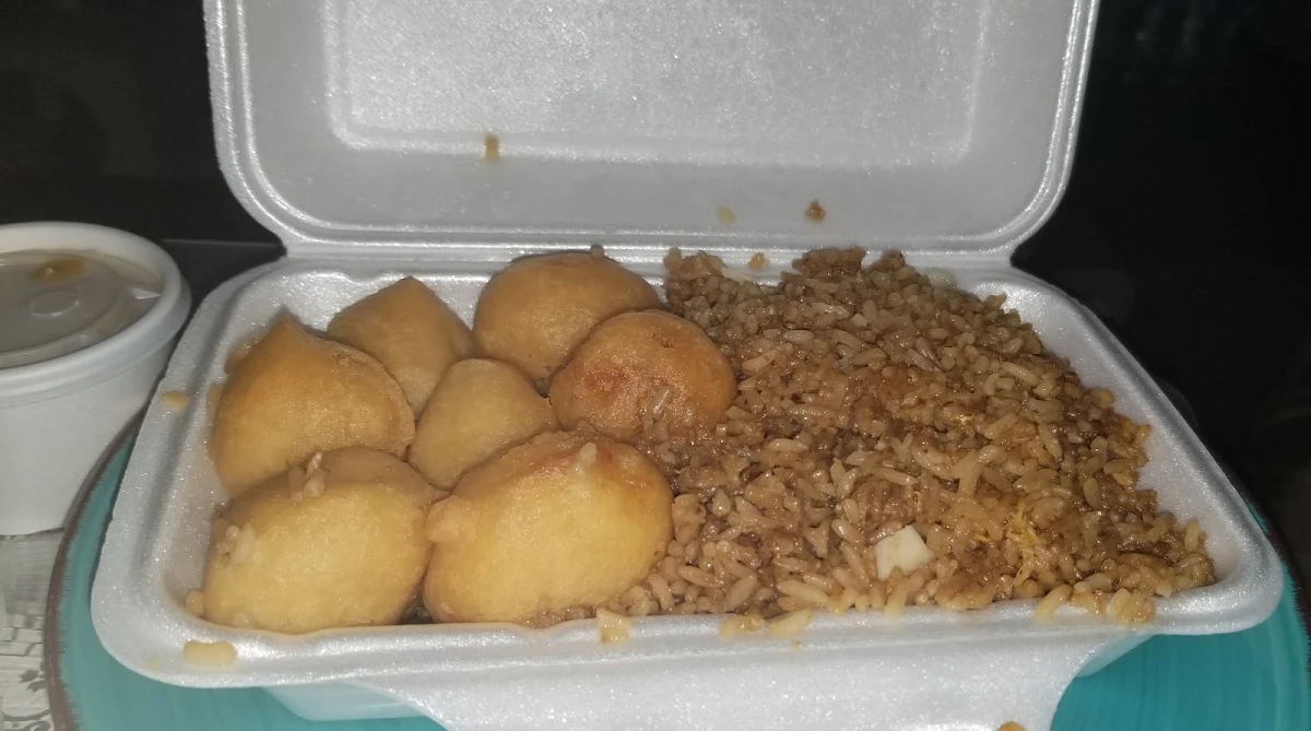 Number 1 with Chicken Balls and Chicken Fried Rice