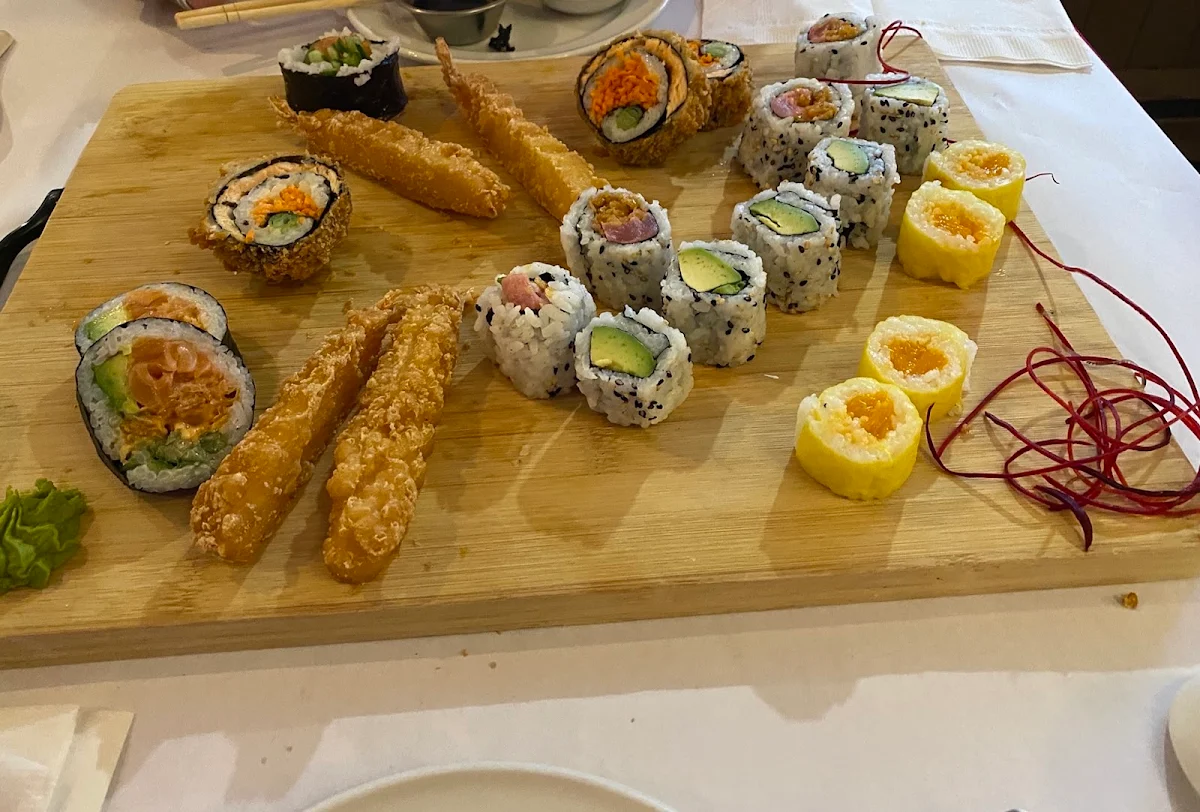 Sushi Et Crevette Panée