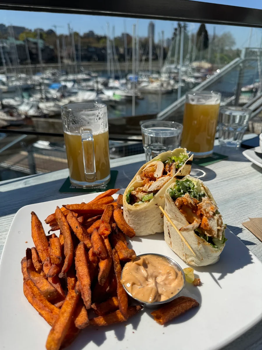 Buffalo Chicken Caesar Wrap