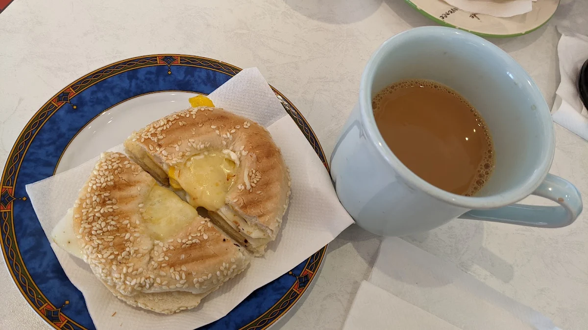 Egg and Cheese on Bagel