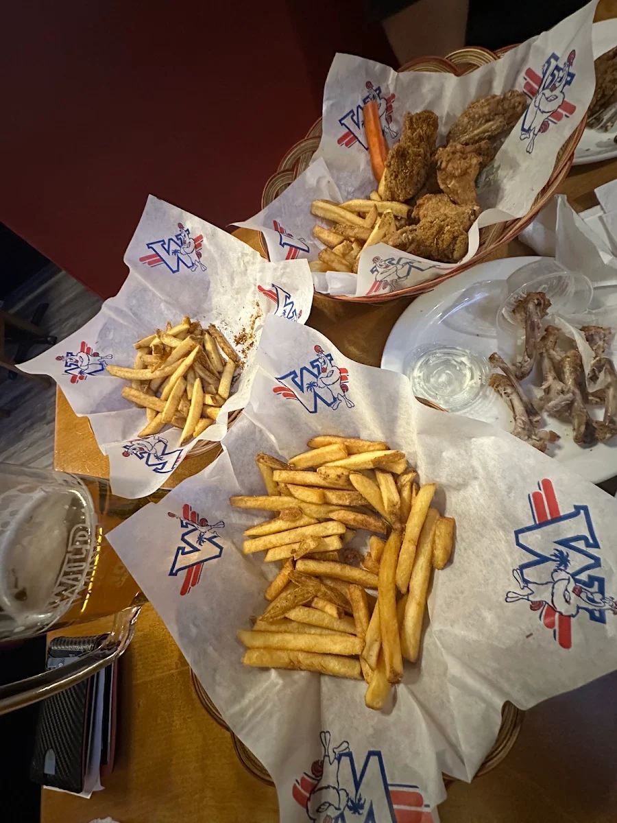 Chicken Wings and Fries