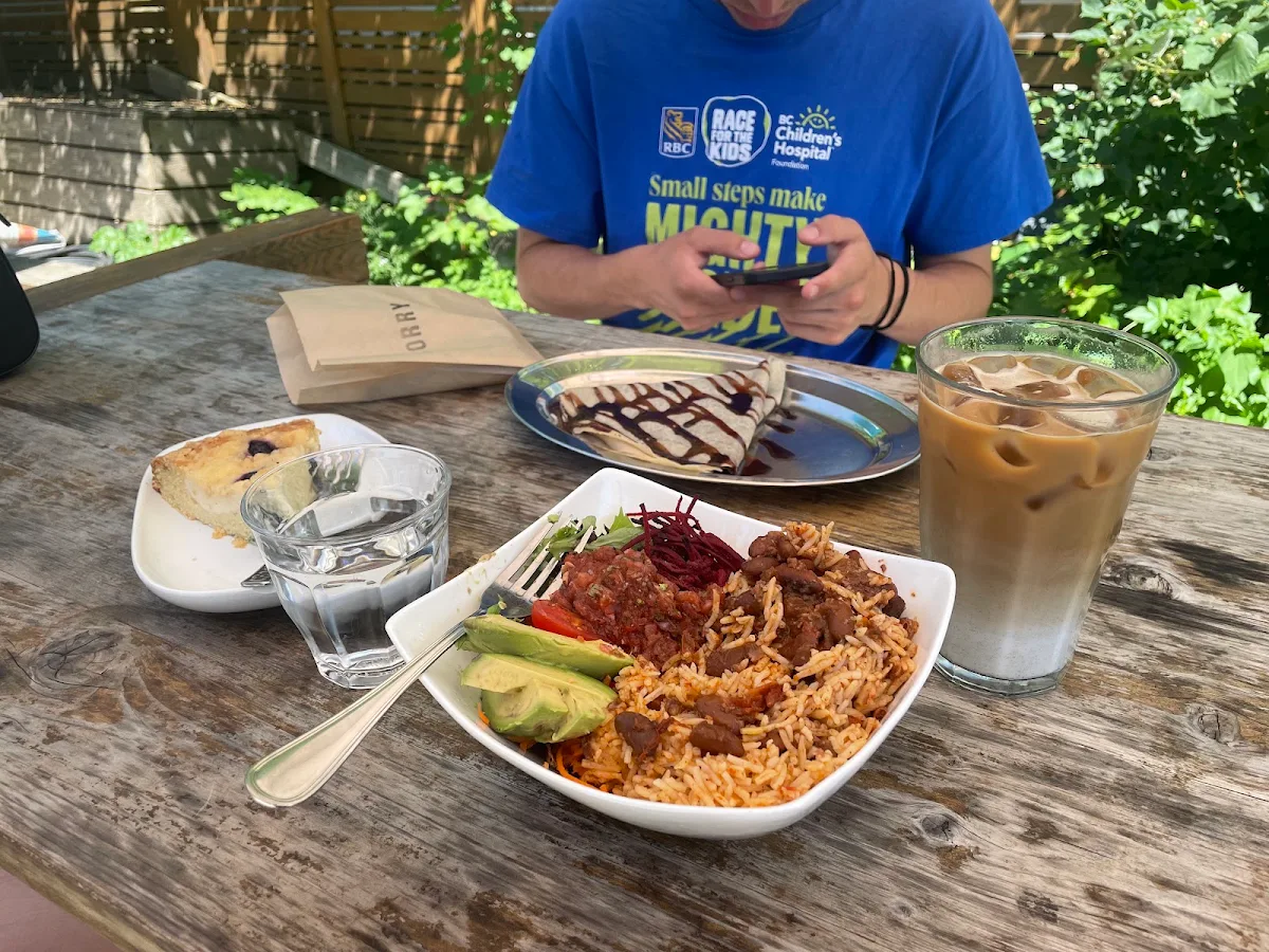 Iced Latte Burrito Bowl Nutela Crepes Cheese Pizza