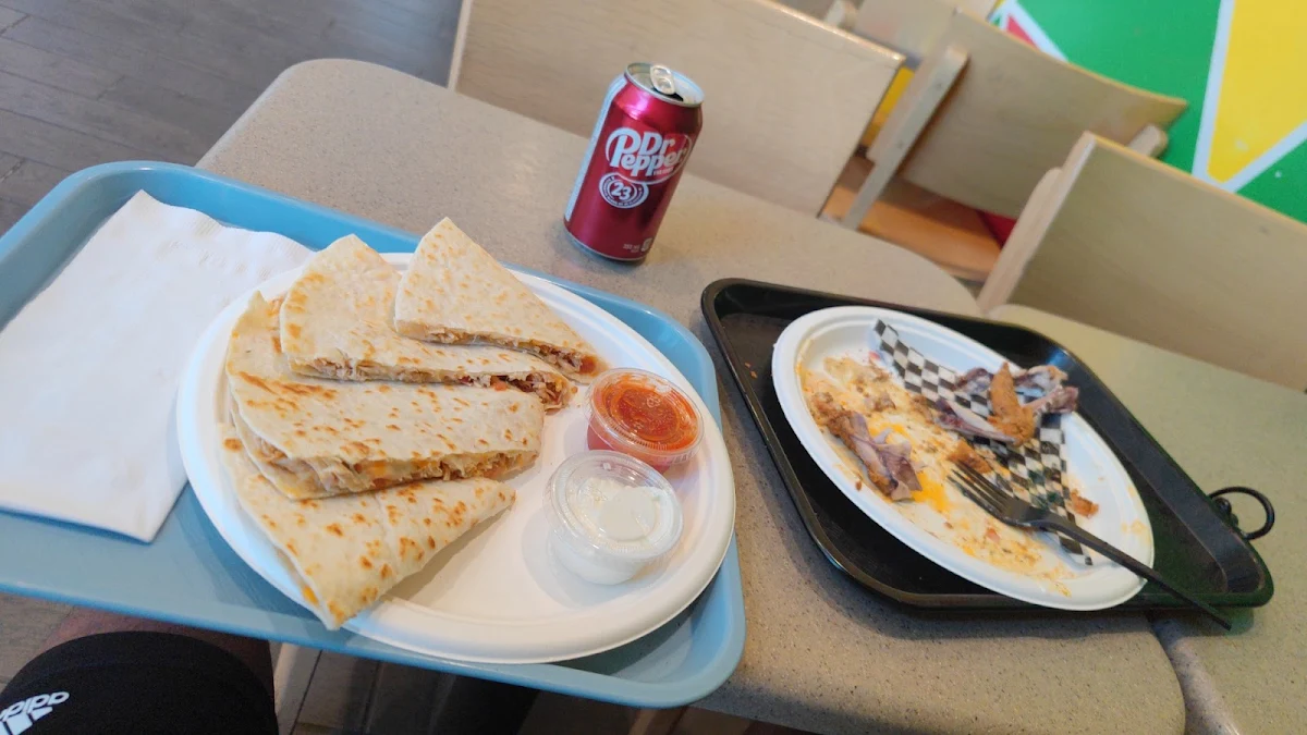 Kids Quesadilla Fries and Drink