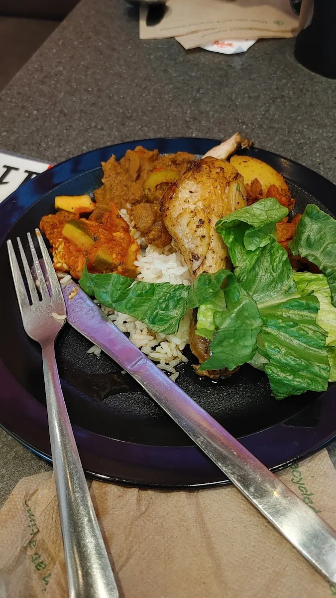 Chicken Curry Beef Fried Rice with Vegetable