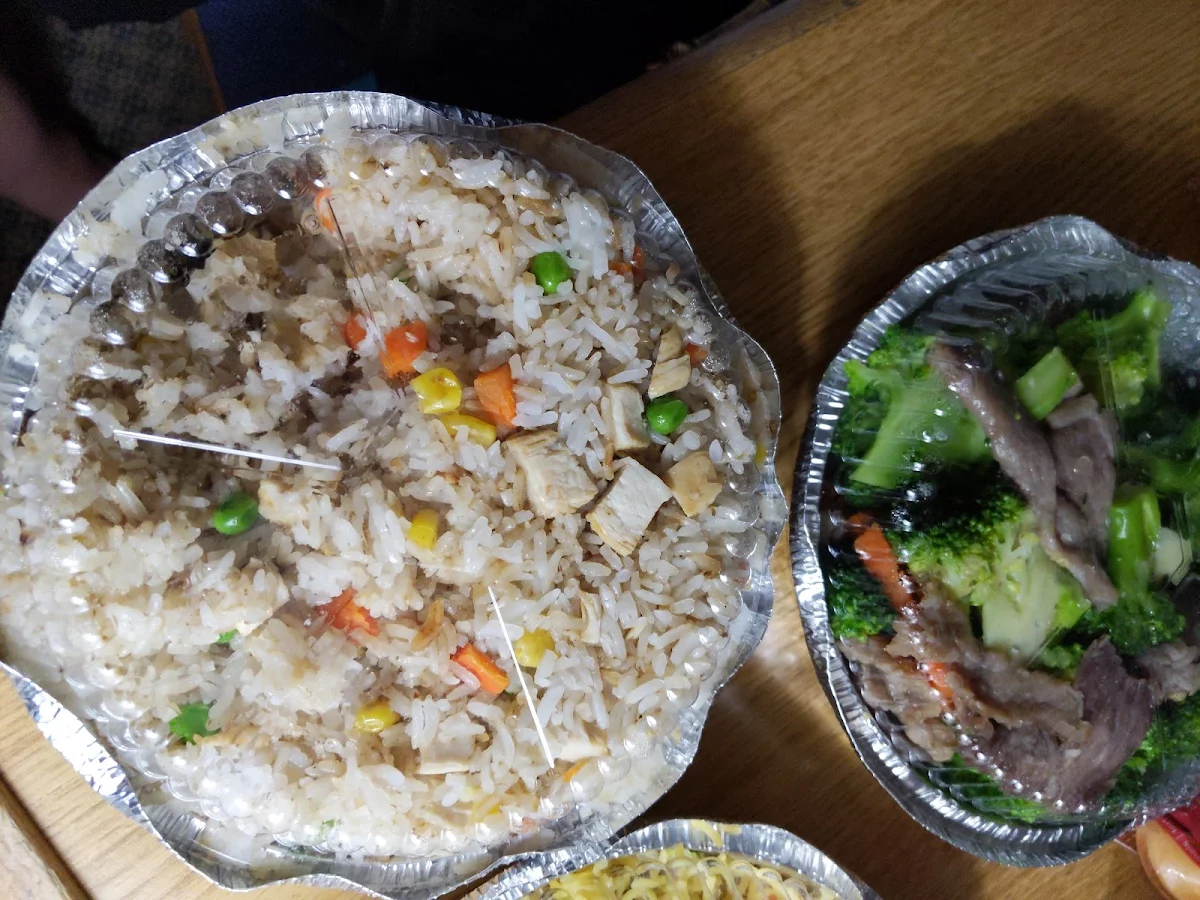 Chicken Fried Rice and Beef and Broccoli
