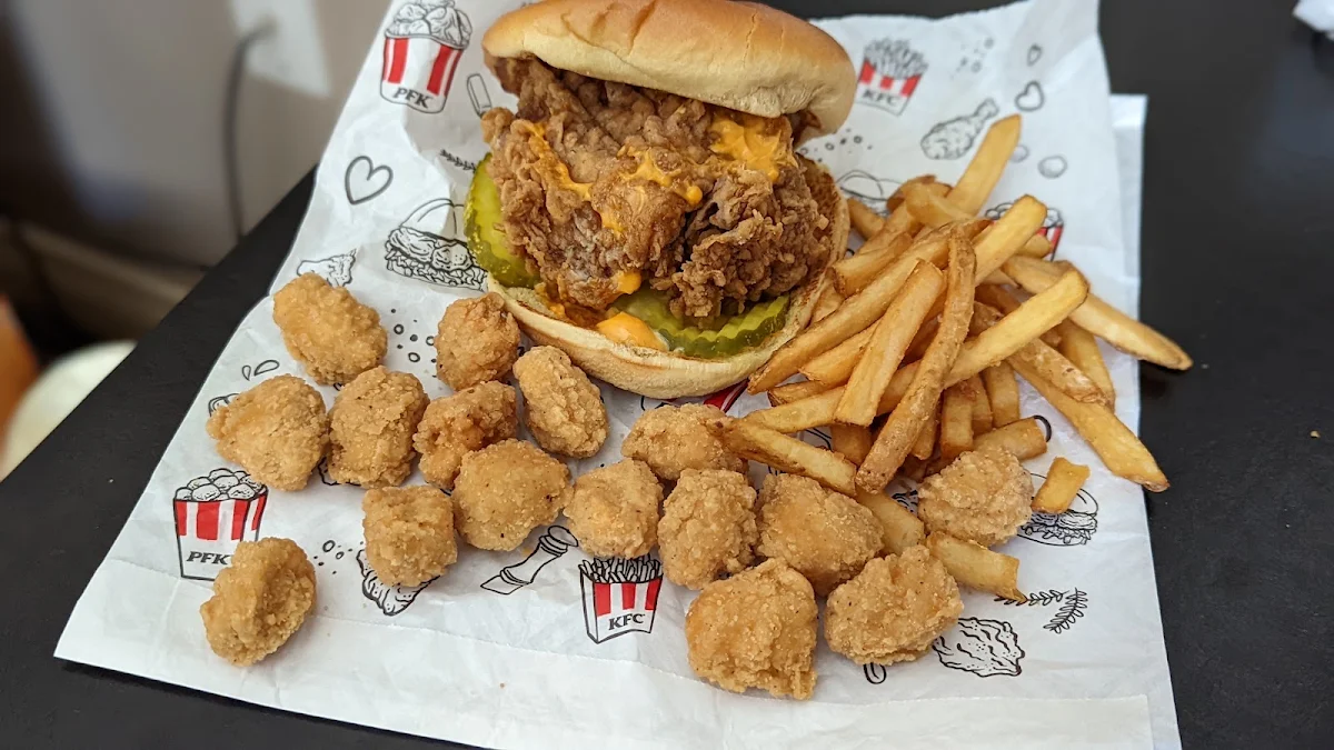 Spicy Chicken Sandwich Popcorn Chicken Fries