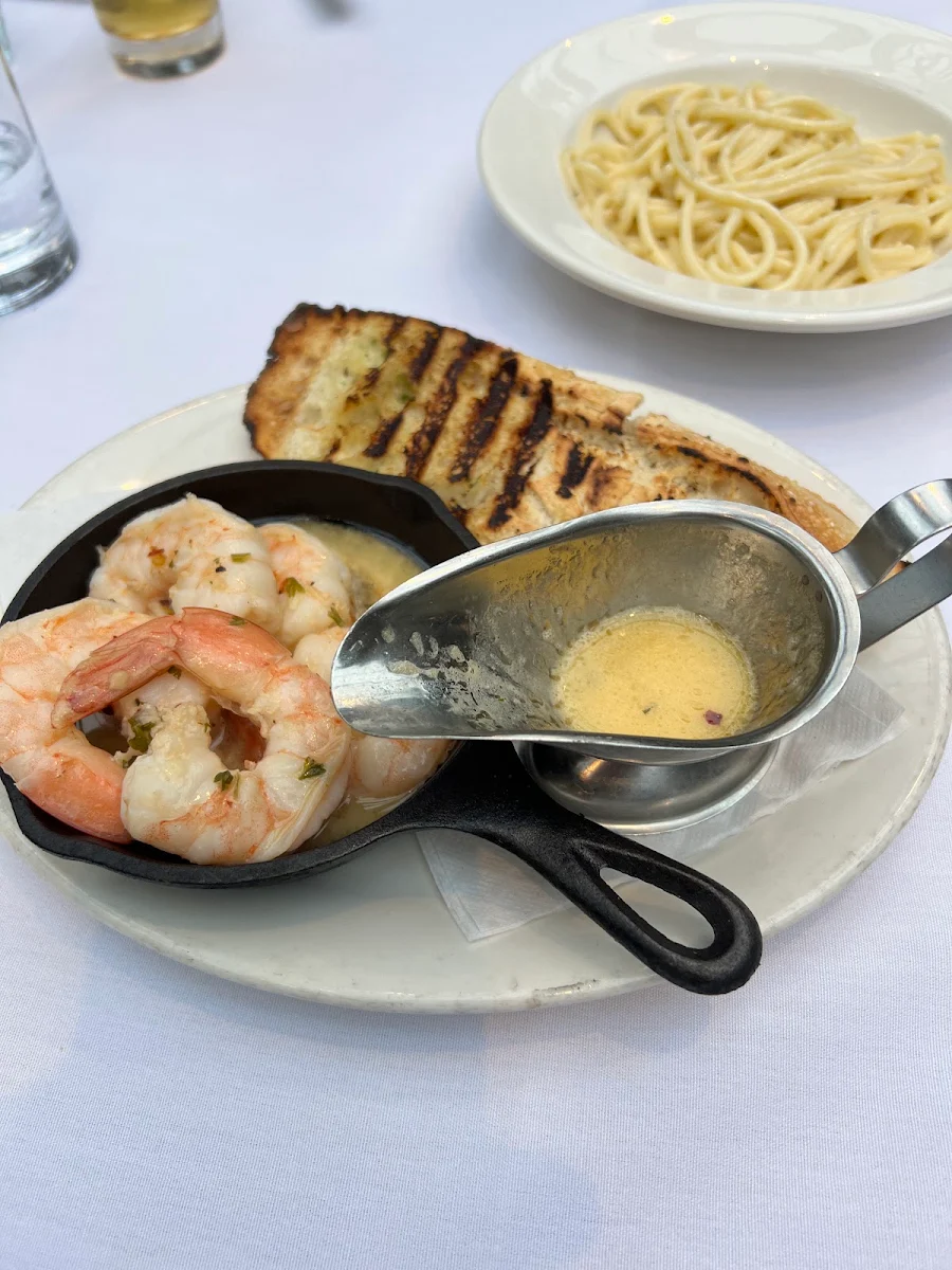 Garlic Prawns with Garlic Bread
