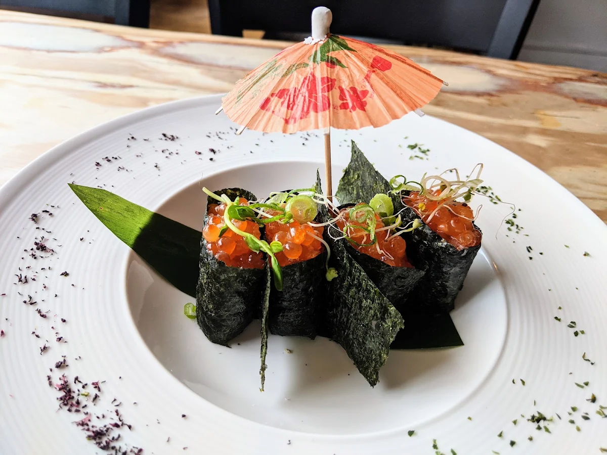 Ikura Salmon Roe Sushi
