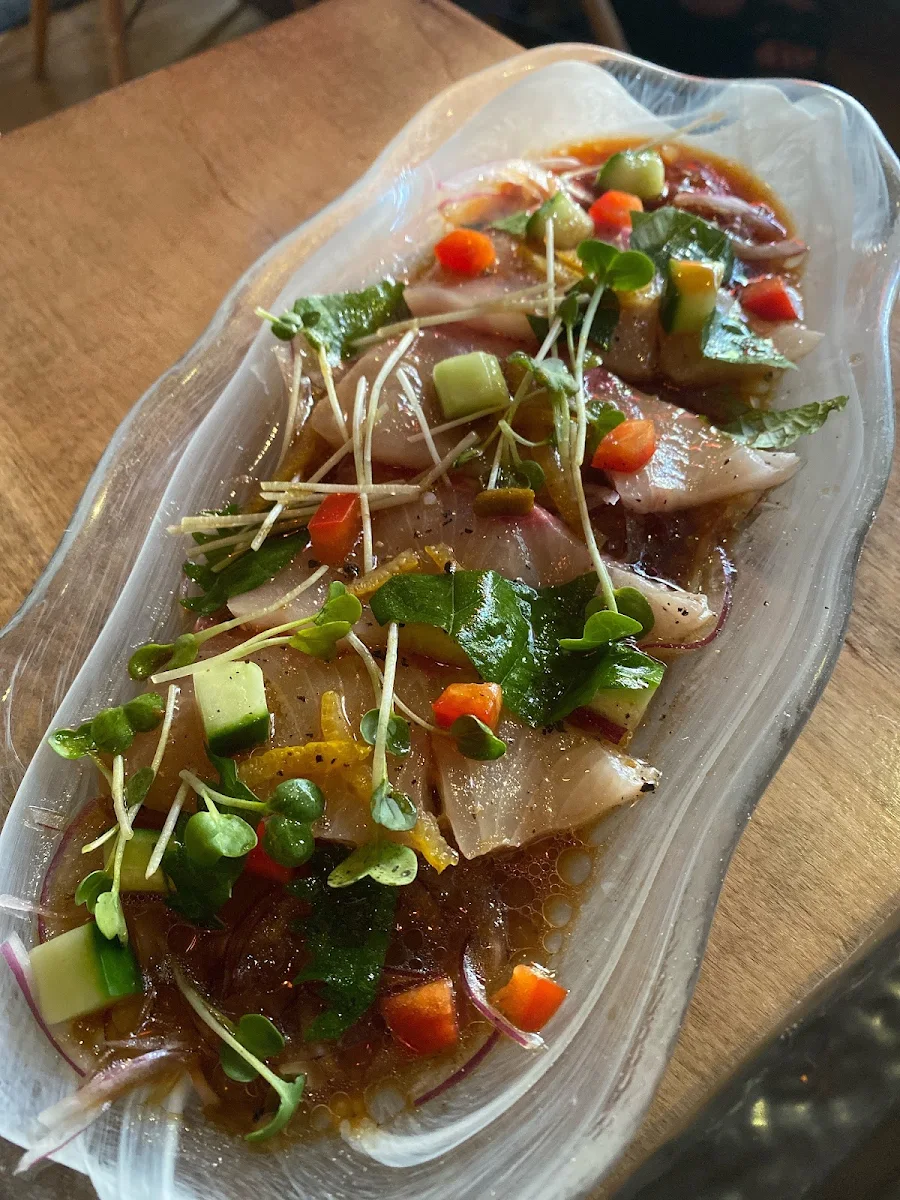 Hamachi Crudo