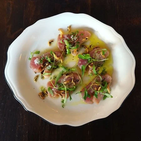 Albacore Tuna Crudo with Lemon