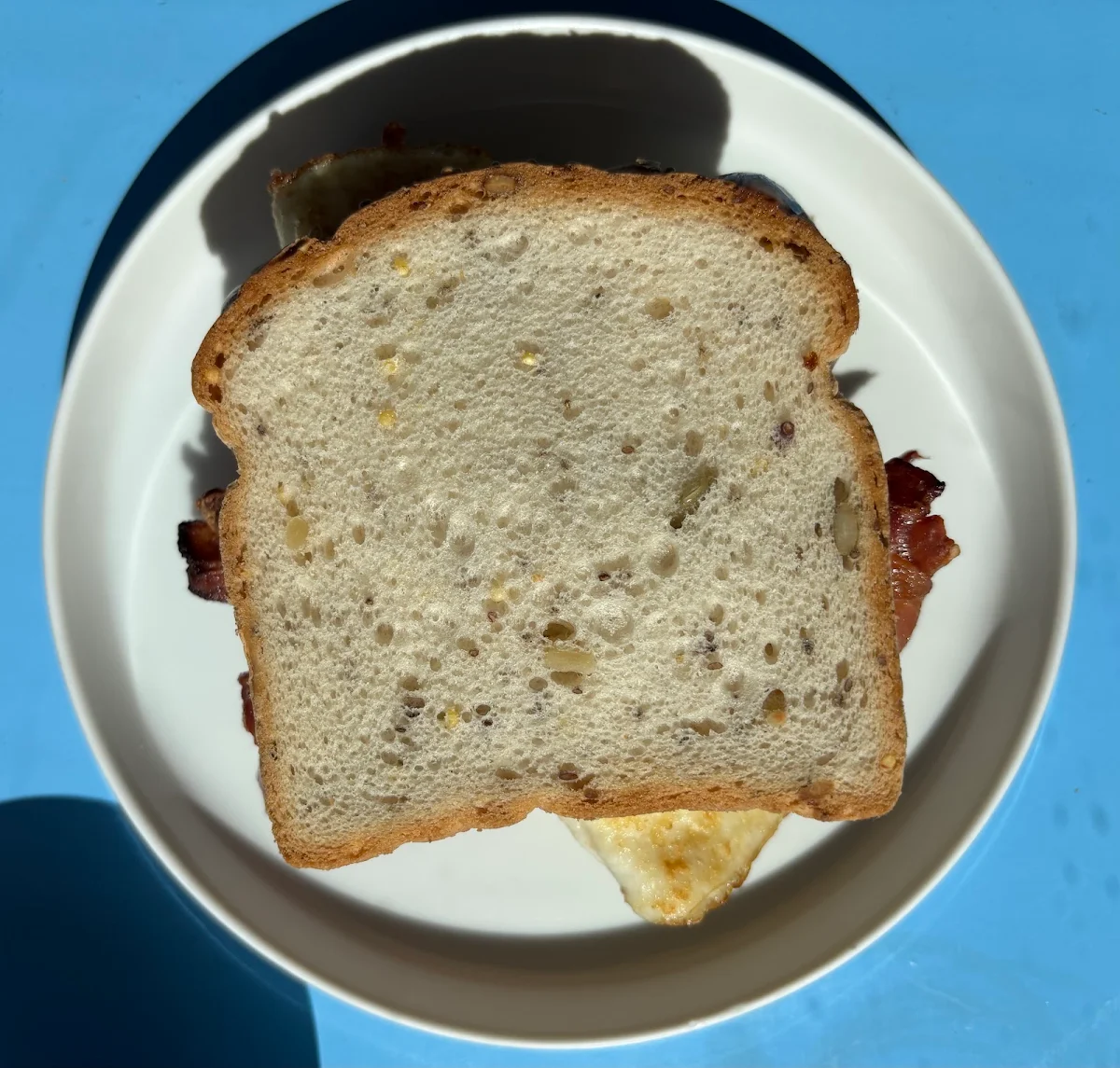 Breakfast Sandwich on Gluten Free Bread