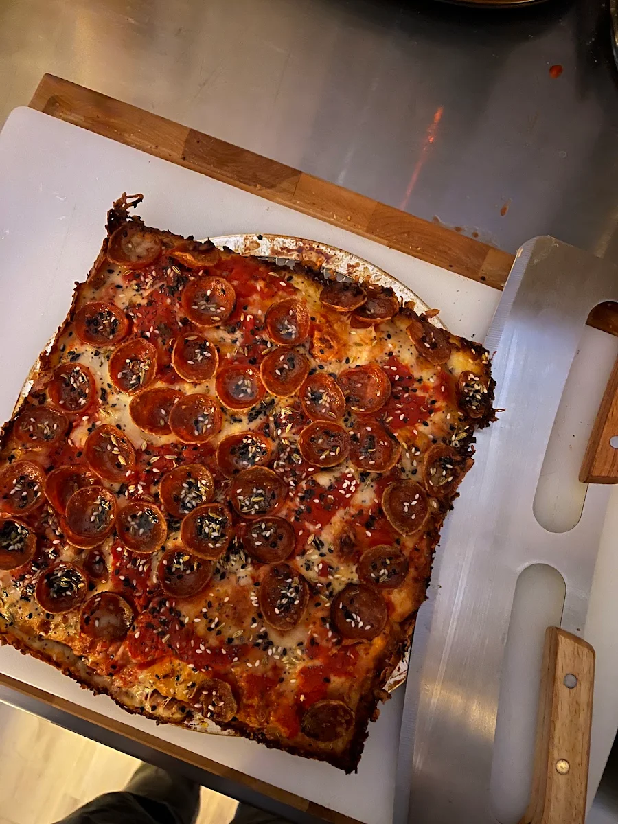 Trinity Cup & Char Pep Pizza