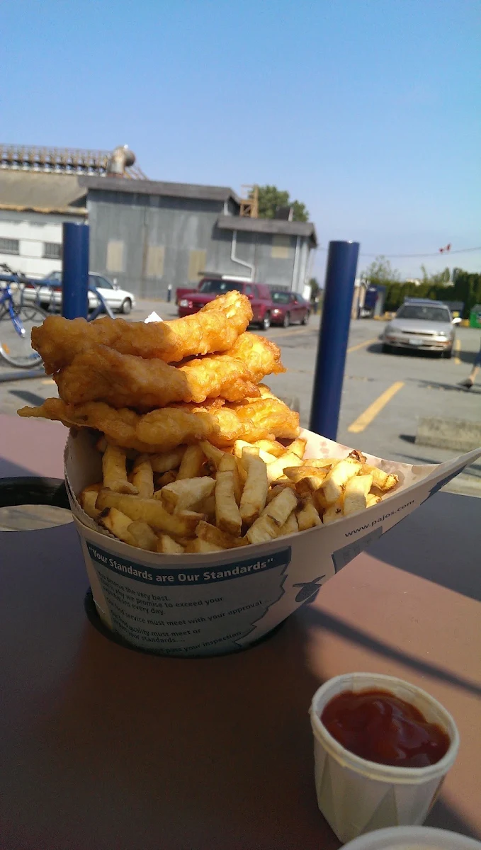 Small Fish & Chips, Pajo's Fish & Chips at Steveston Wharf