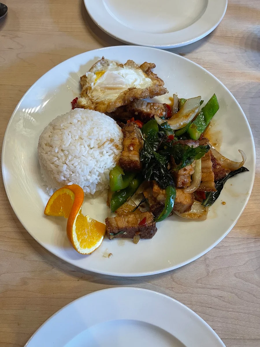 Crispy Pork Thai Basil