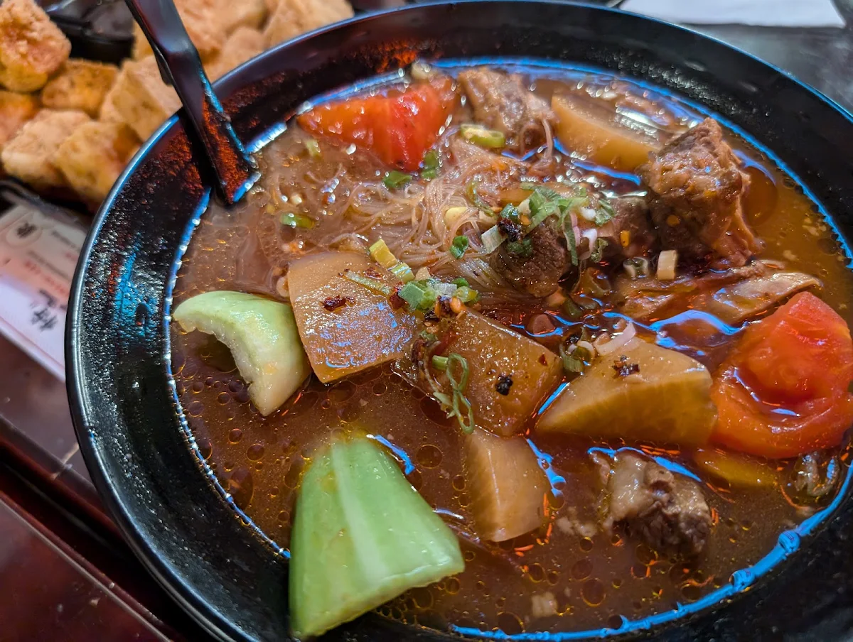 Tomato Beef Noodle Soup
