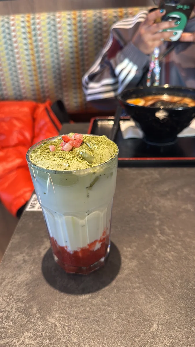 Strawberry Matcha Latte