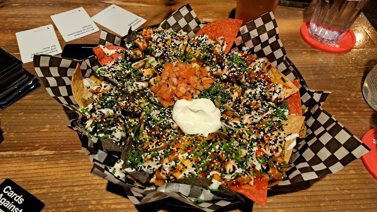 Chicken Nachos with Cheese
