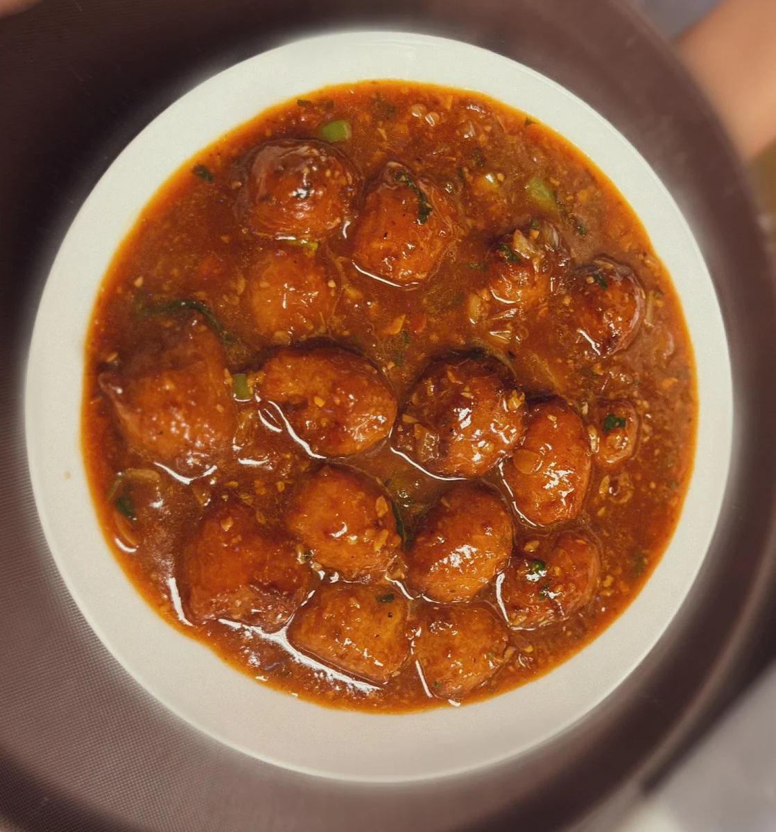 Veggie Manchurian Dry Gravy