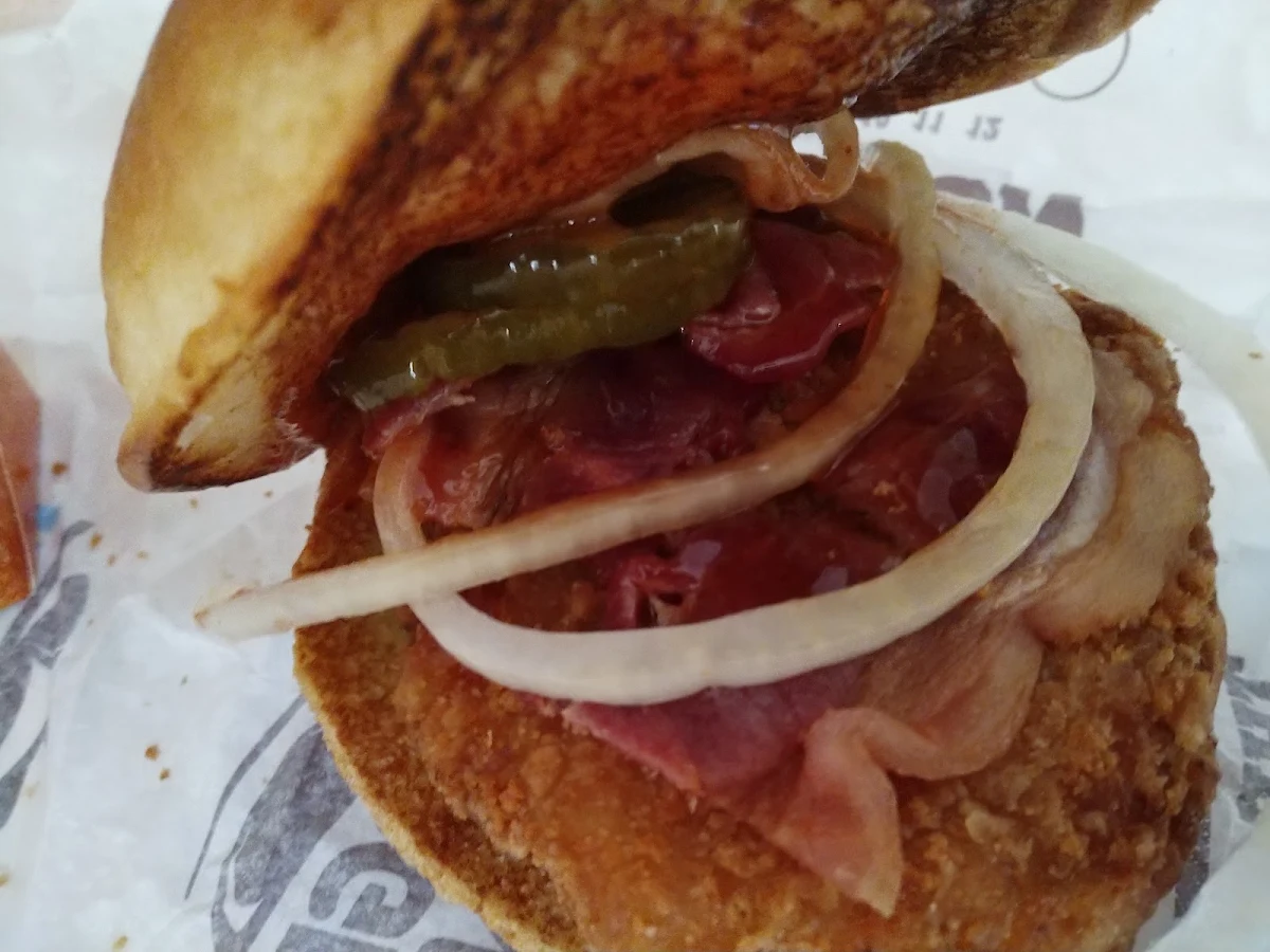 Spicy Honey Chicken Burger