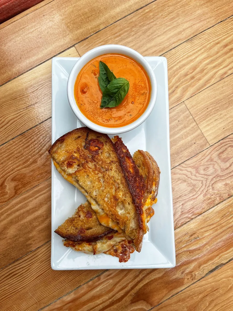 Grilled Cheese and Tomato Bisque