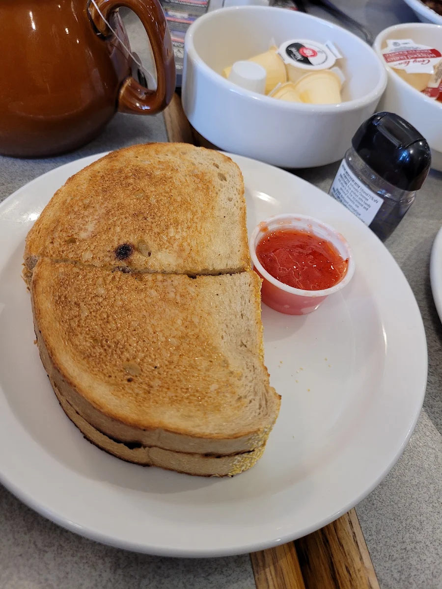 Rye Toast with Jam