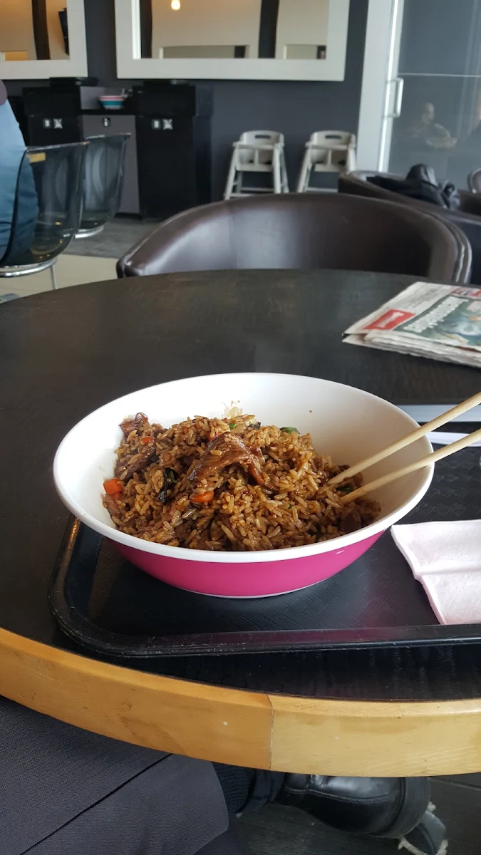 Riz Frit Boeuf Basilic