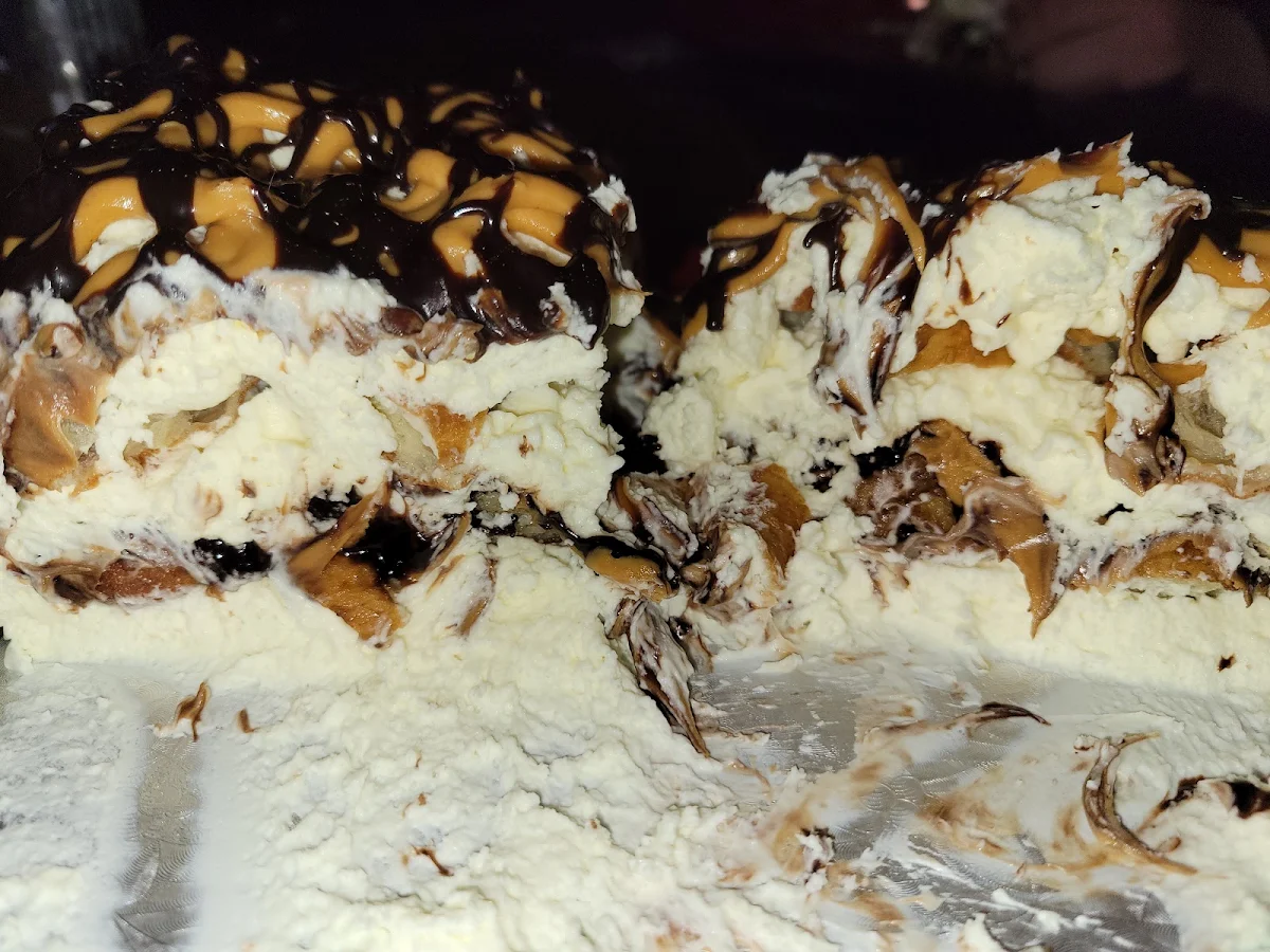 Peanut Butter and Chocolate Birthday Cake