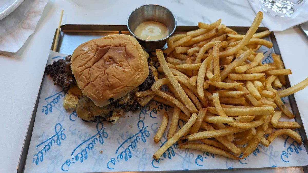 Two Black Angus Junior Cheeseburger