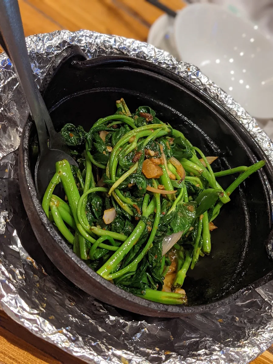 Clay Pot Sambal Kang Kong Spicy