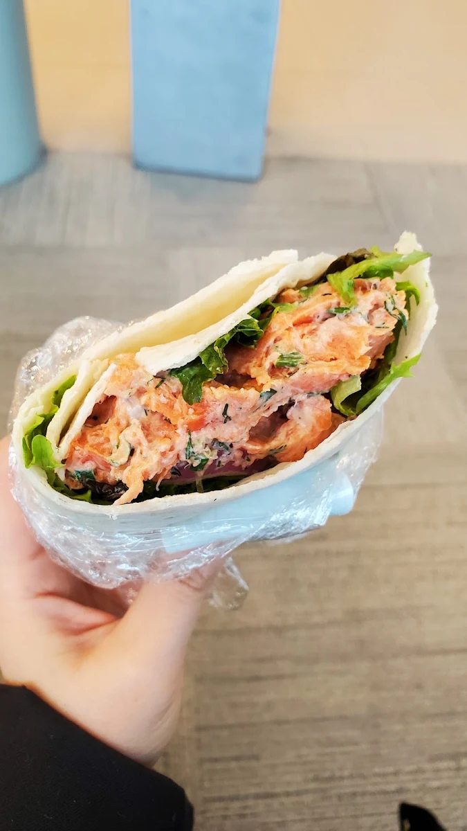 Gluten Free Smoked Salmon Wrap