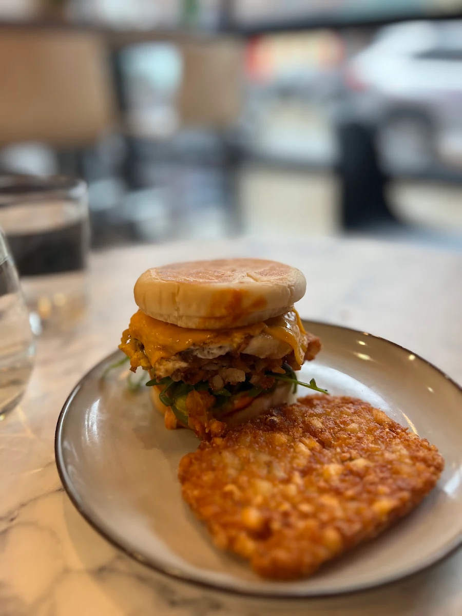 English Muffin Breakfast Sandwich