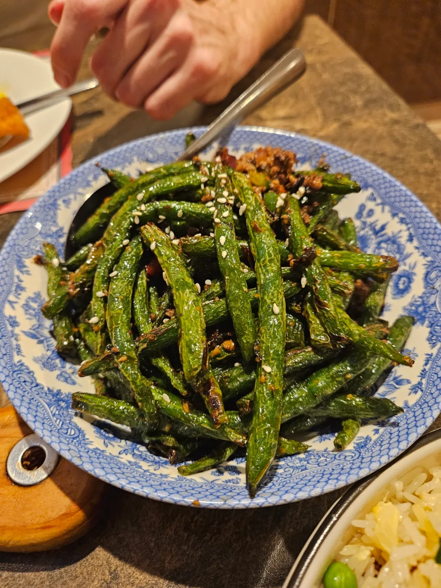 Dry-Fried Szechuan Green Beans