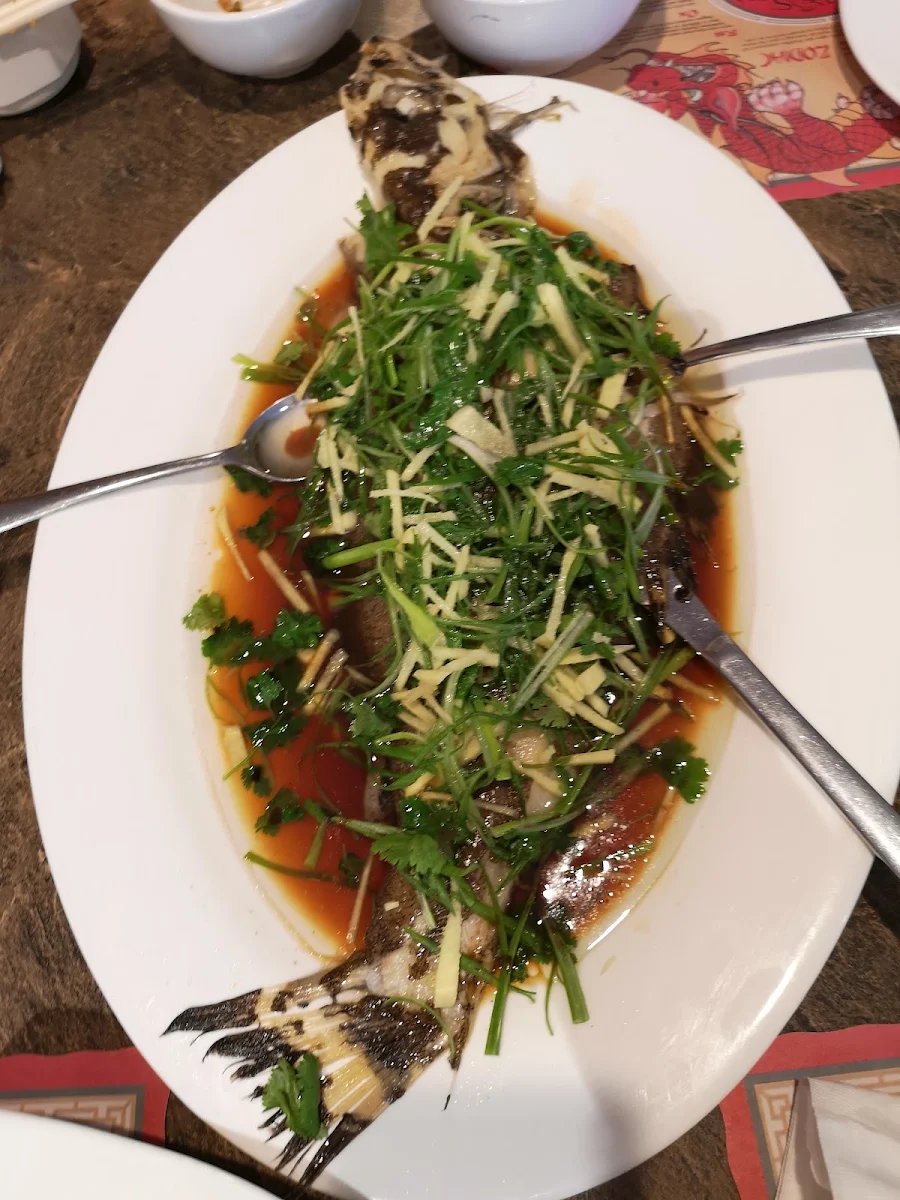 Ginger and Scallion Steamed Fish