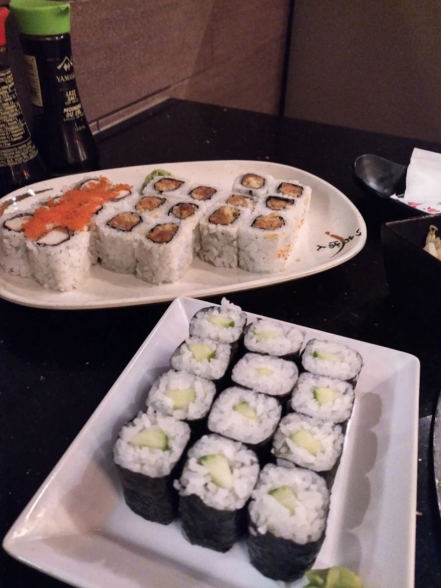 Cucumber Rolls Spicy Salmon Rolls California Rolls
