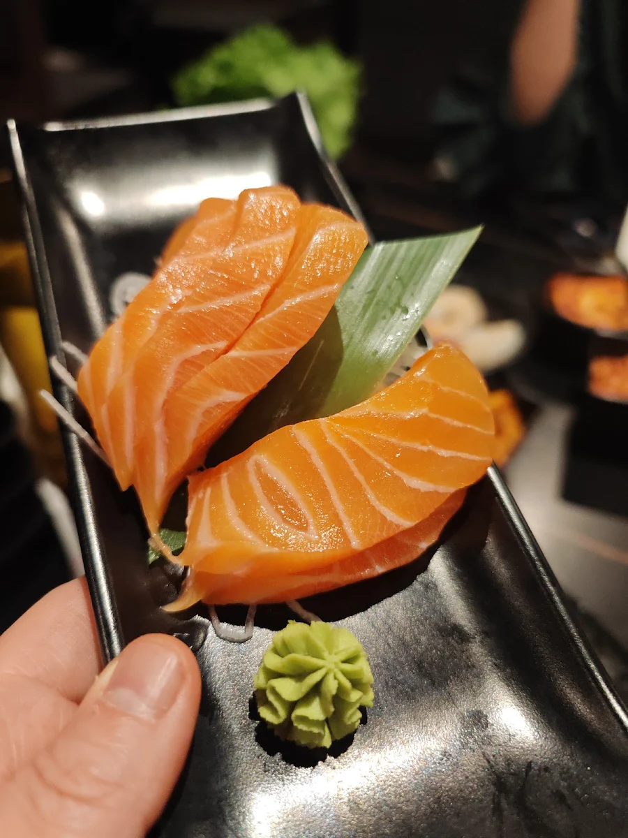 Salmon Sashimi & Salmon Sushi