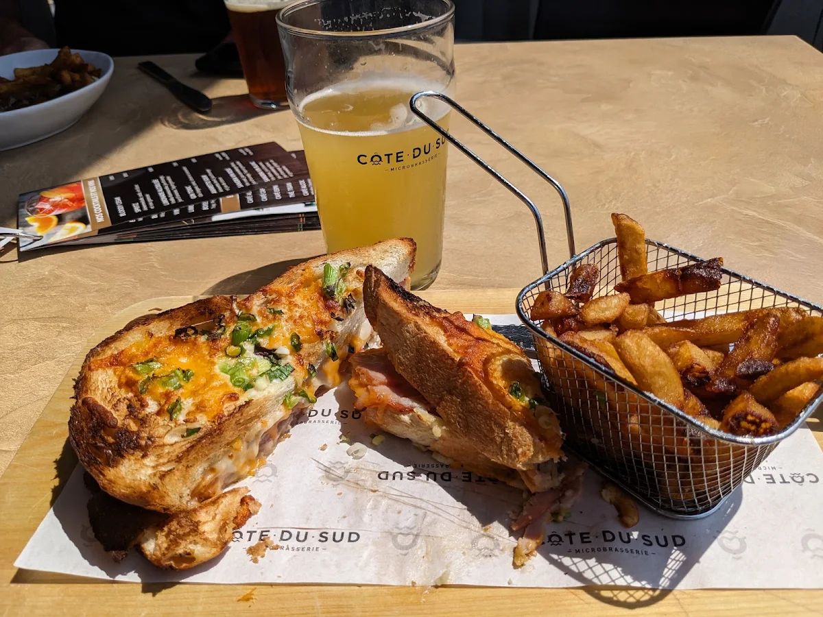 Croc-monsieur Jambon Blanc Et Fromage de l'île Aux Grues