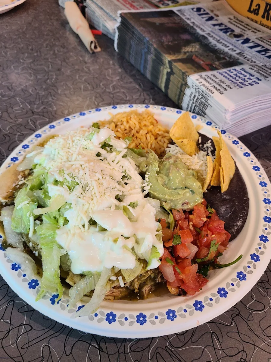 Enchiladas Verdes