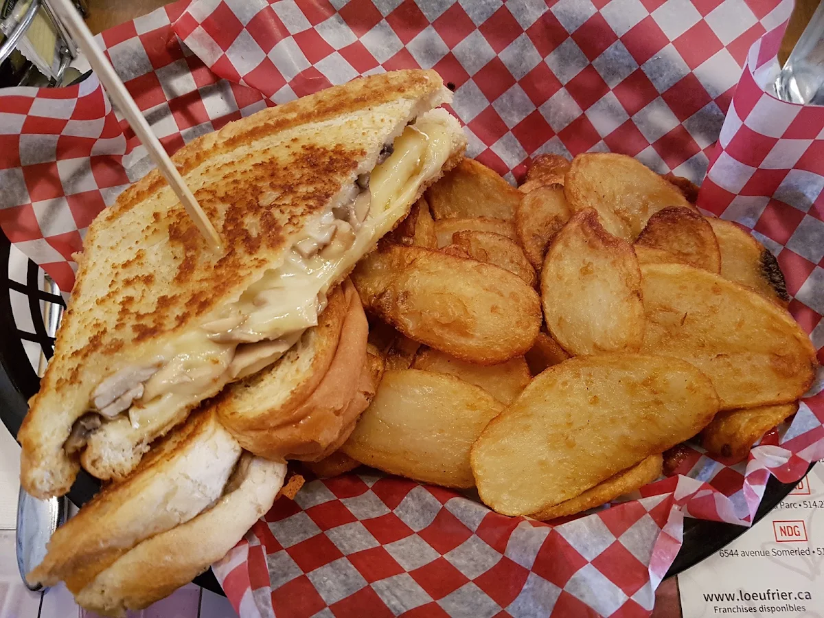 Grilled Cheese with Mushroom