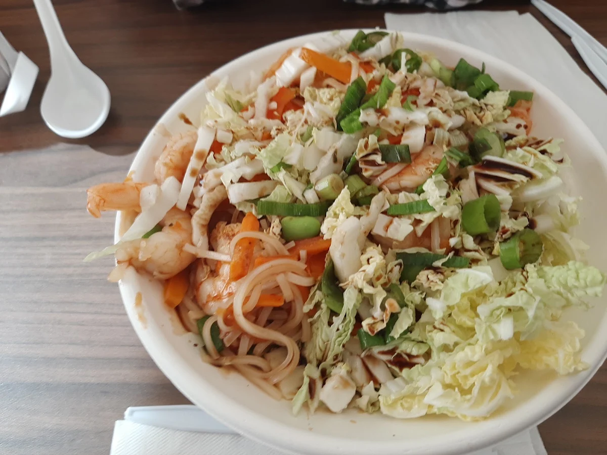 Nouilles Sautées Aux Crevettes