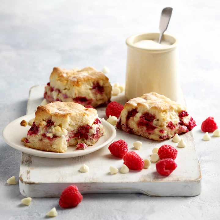 Berry & White Chocolate Scone