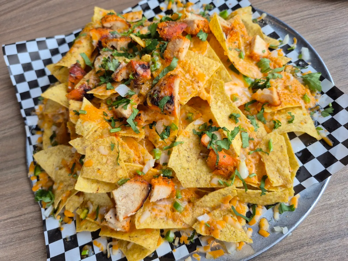 Tandoori Chicken Nachos