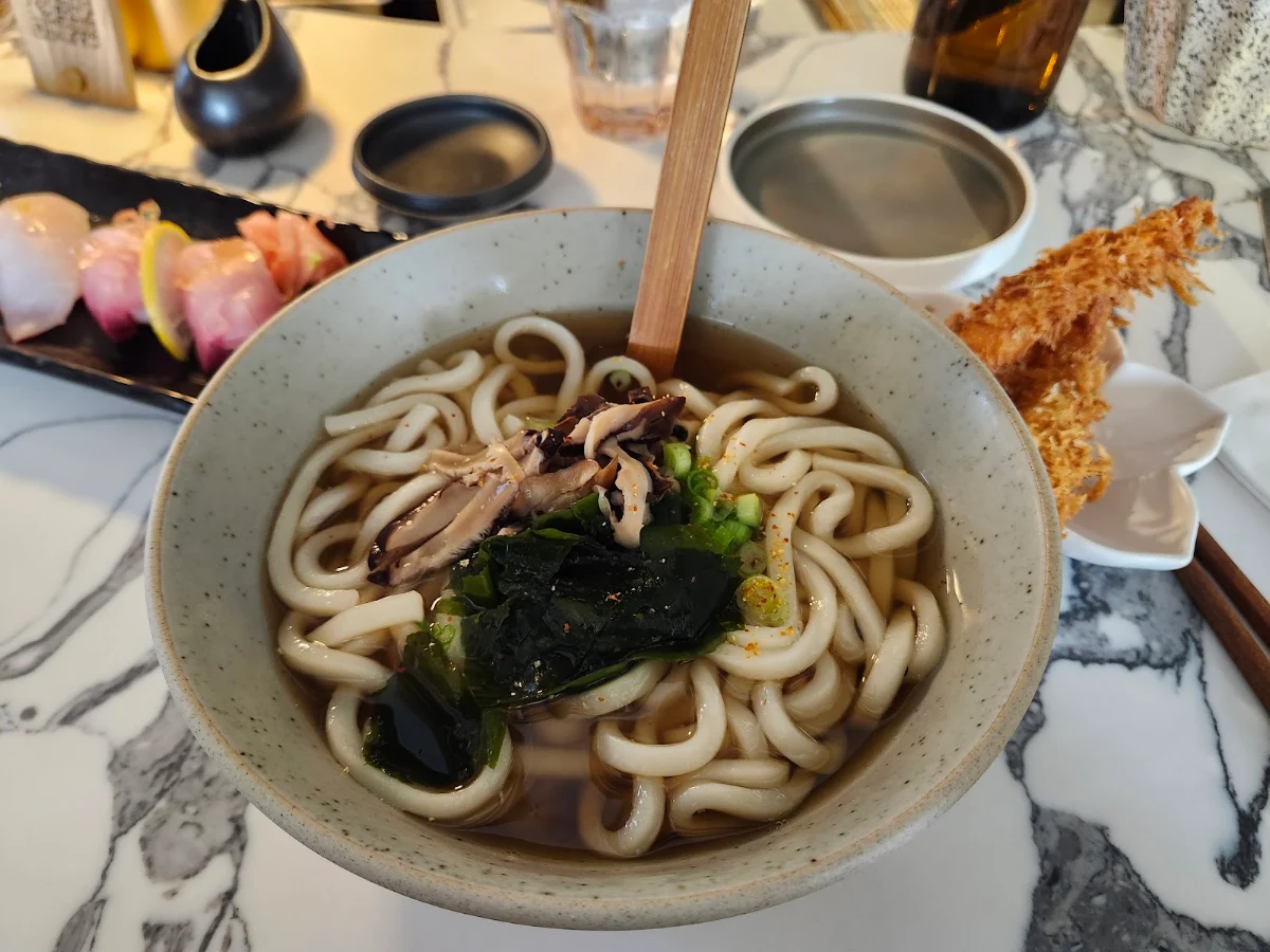 Prawn Tempura with Udon