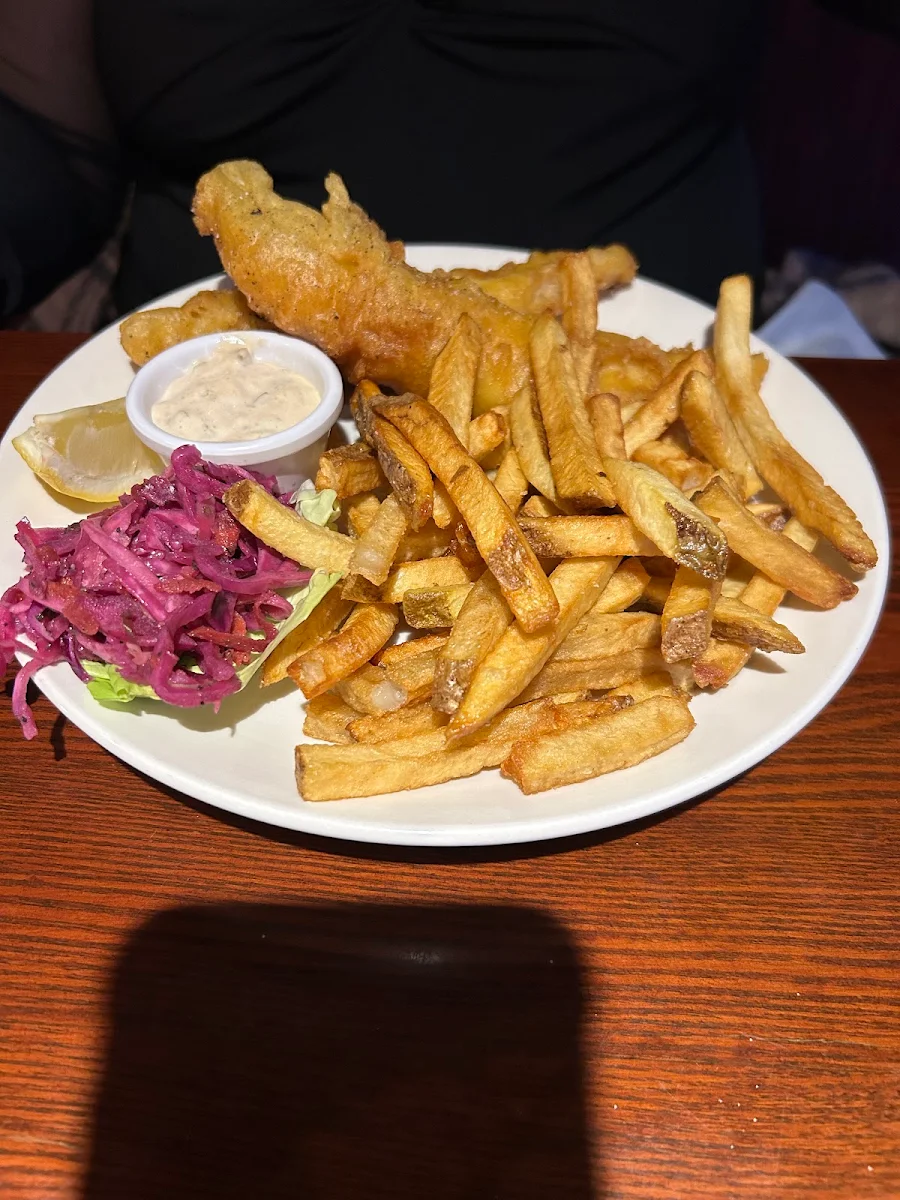 Battered Cod and Frites
