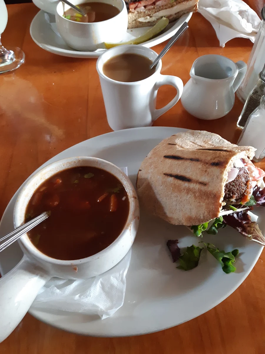 Falafel Wrap with Soup of the Day
