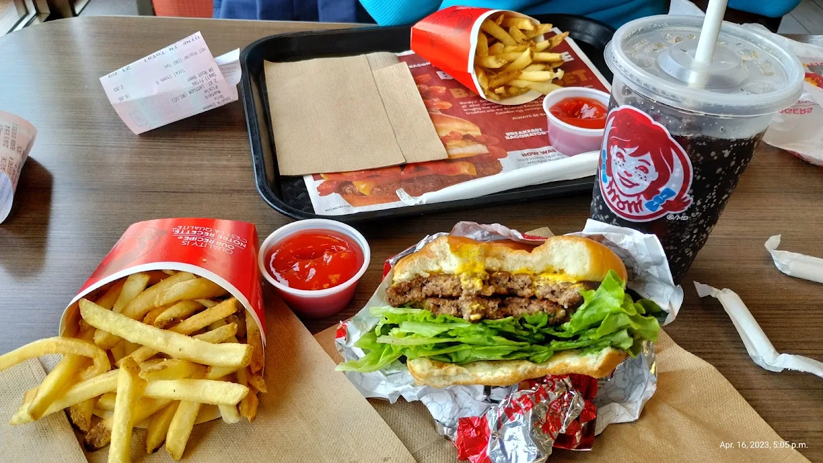 Double Cheese Burger Meal