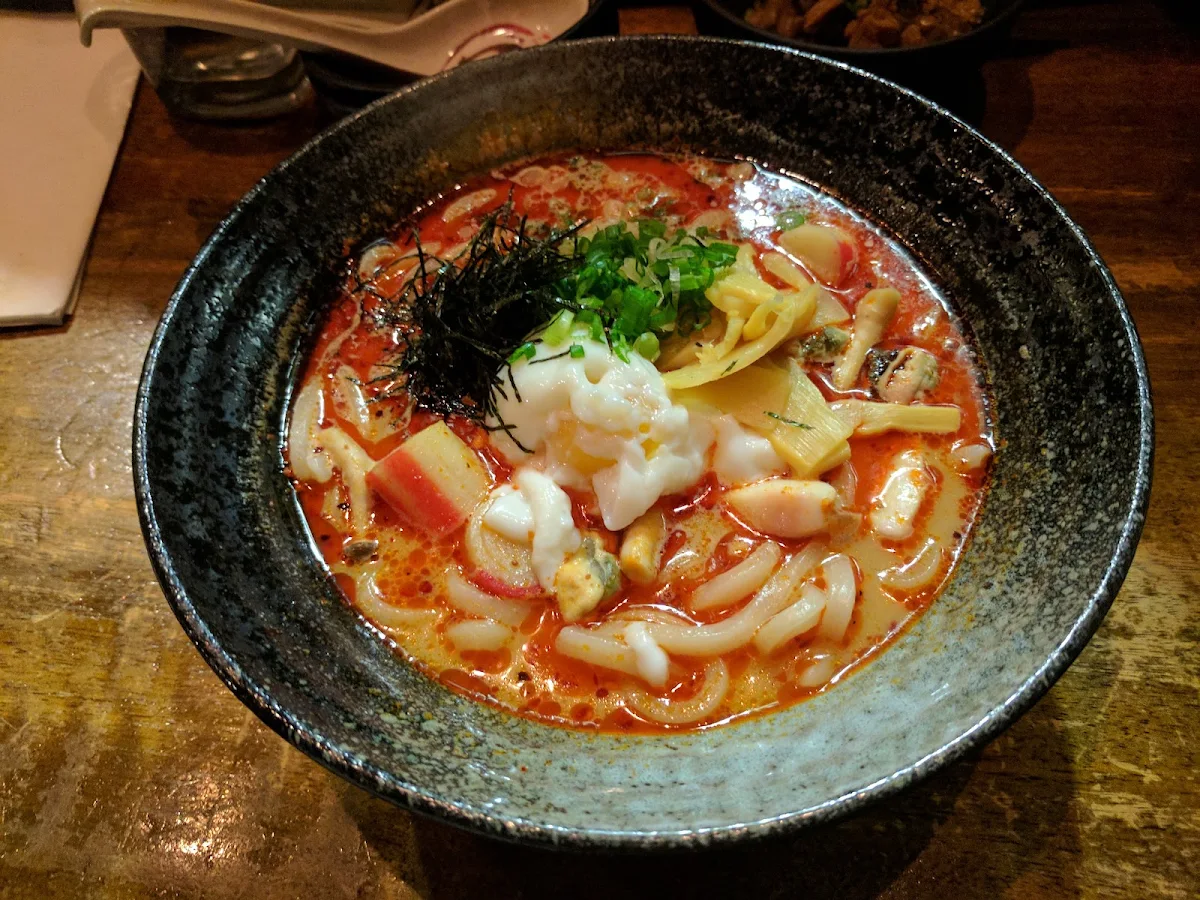 Spicy Seafood Udon